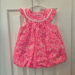 Lilly Pulitzer Vibrant Pink Patterned Dress